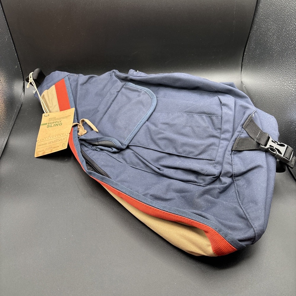 NWT Vintage Y2K Gap Nylon Sling Backpack Crossbody Bag Blue NEW OLD STOCK